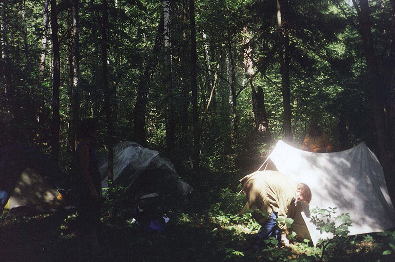 Последняя из первых палаток